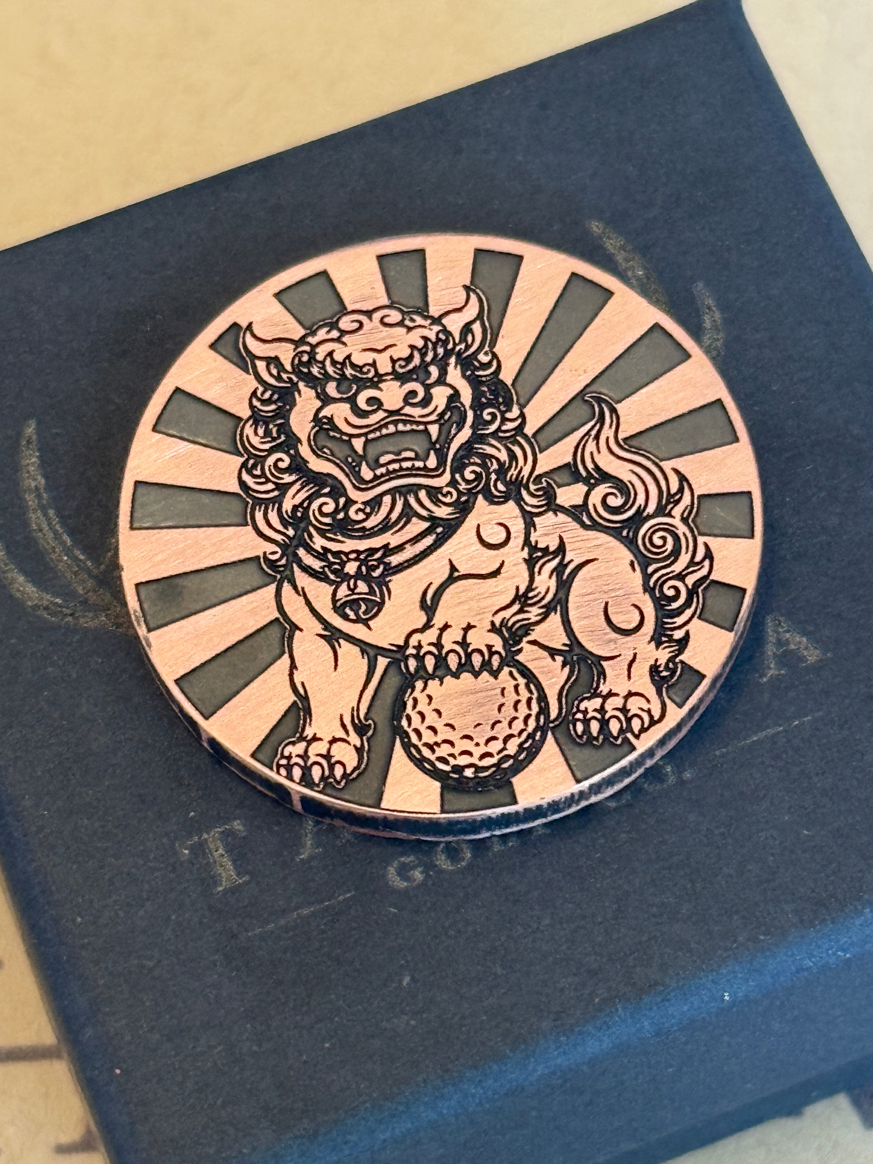 Japanese Lion Dog - Founders Club Ball Marker - Limited Release