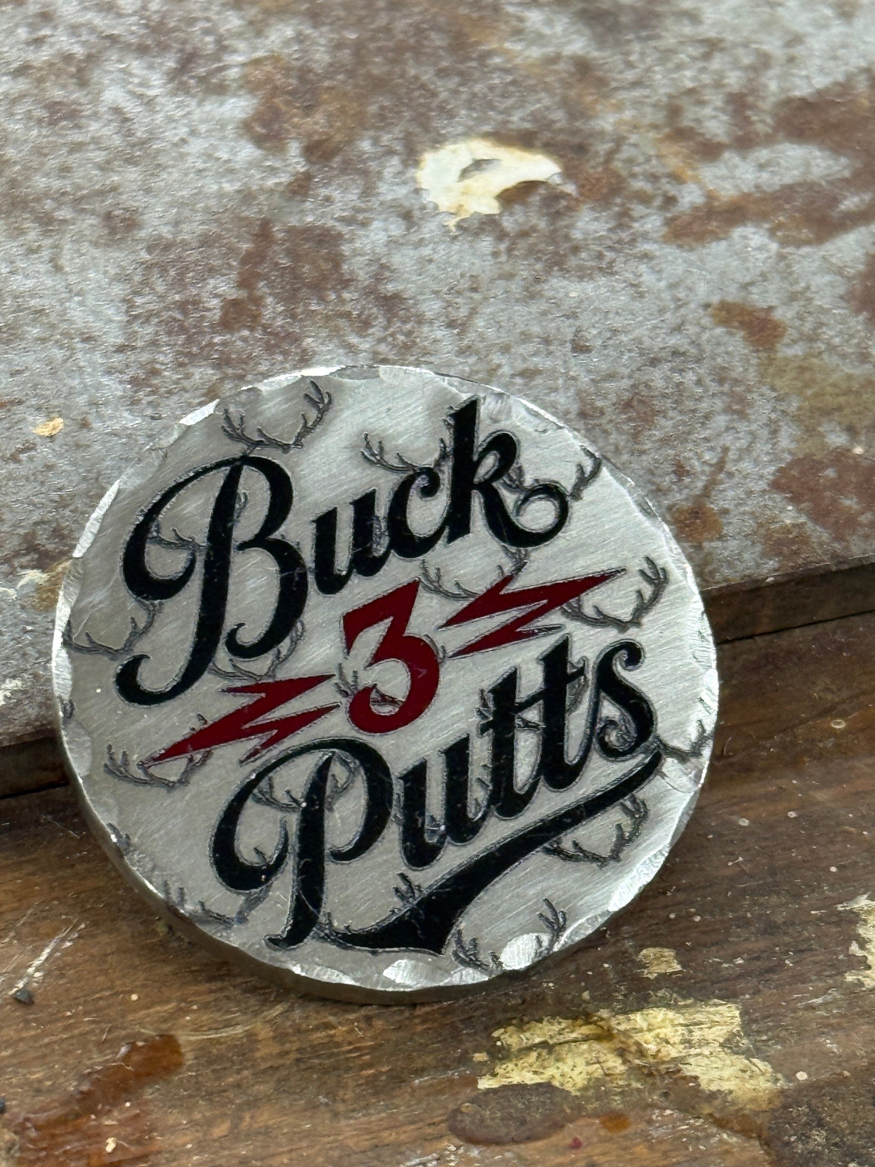 Buck 3 Putts Ball Marker
