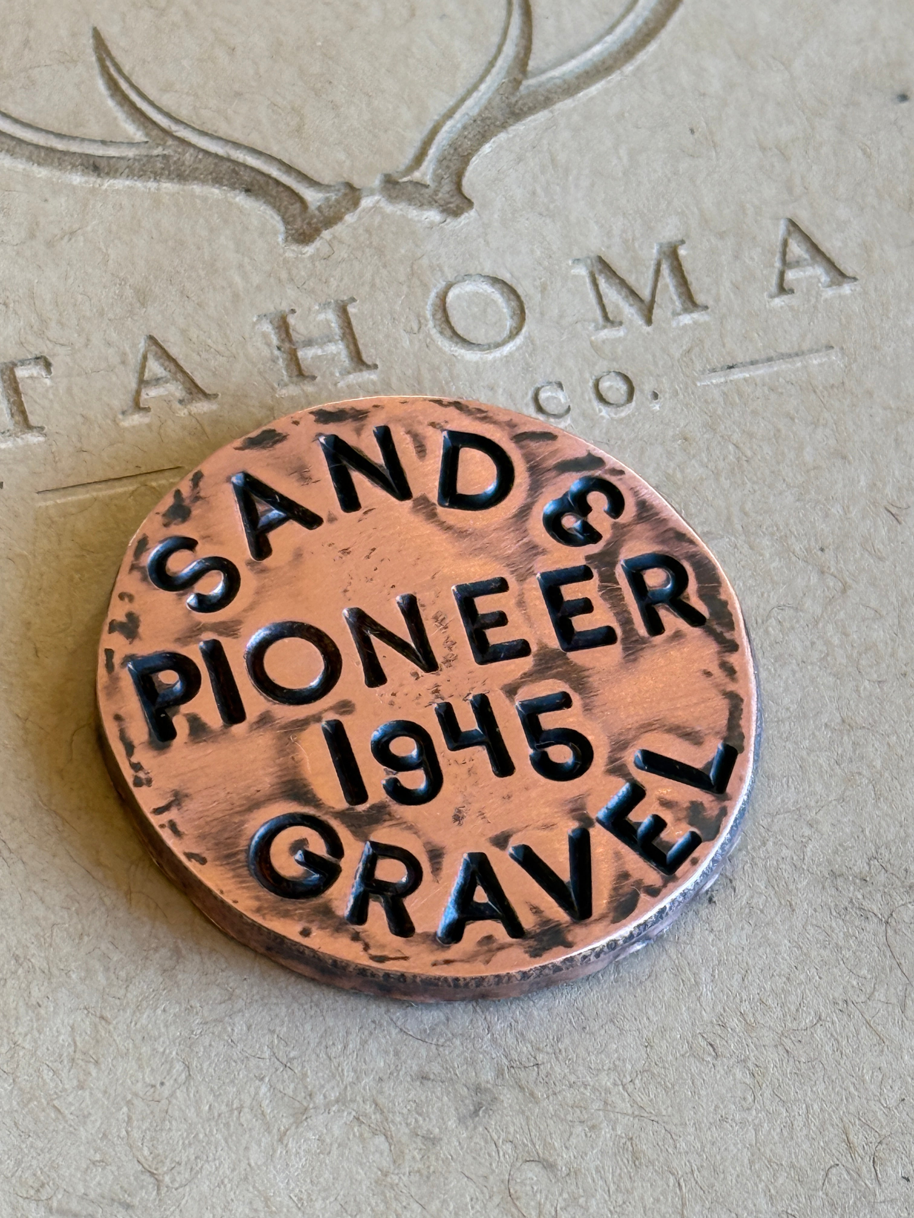 Chambers Bay Lone Fir Copper Ball Marker
