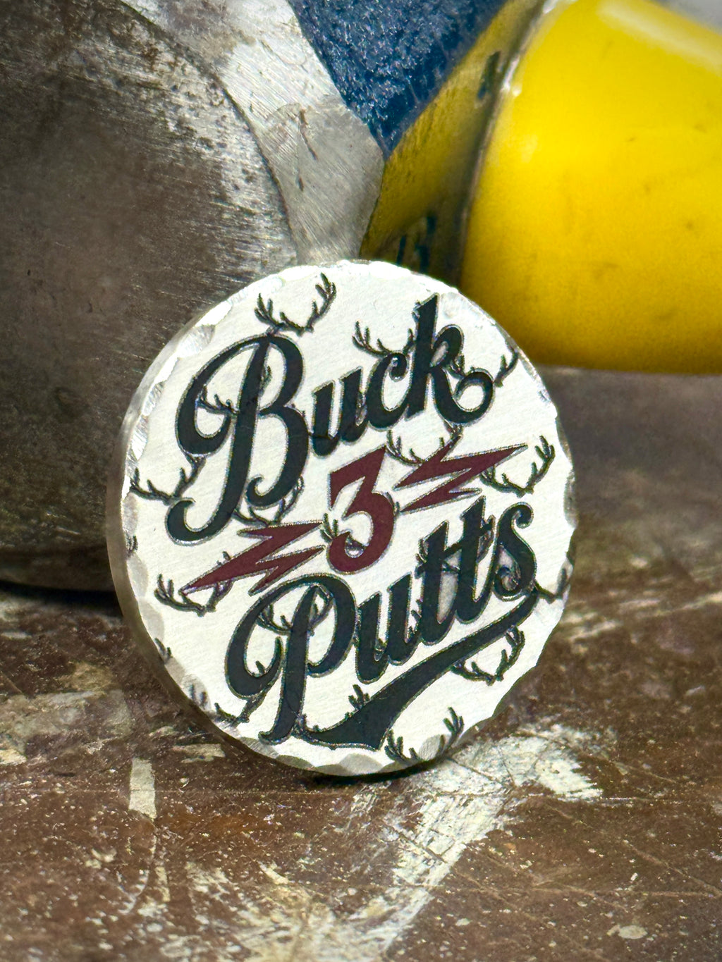 Buck 3 Putts Ball Marker