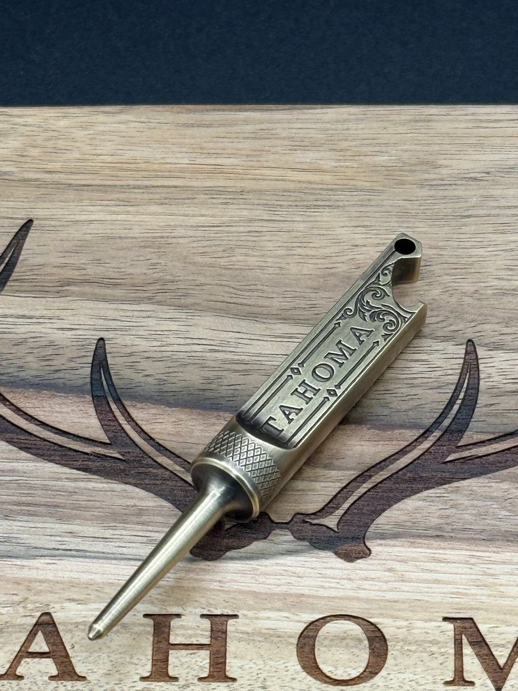The Fixr - Single Prong Divot Tool & Aerator (Brass)