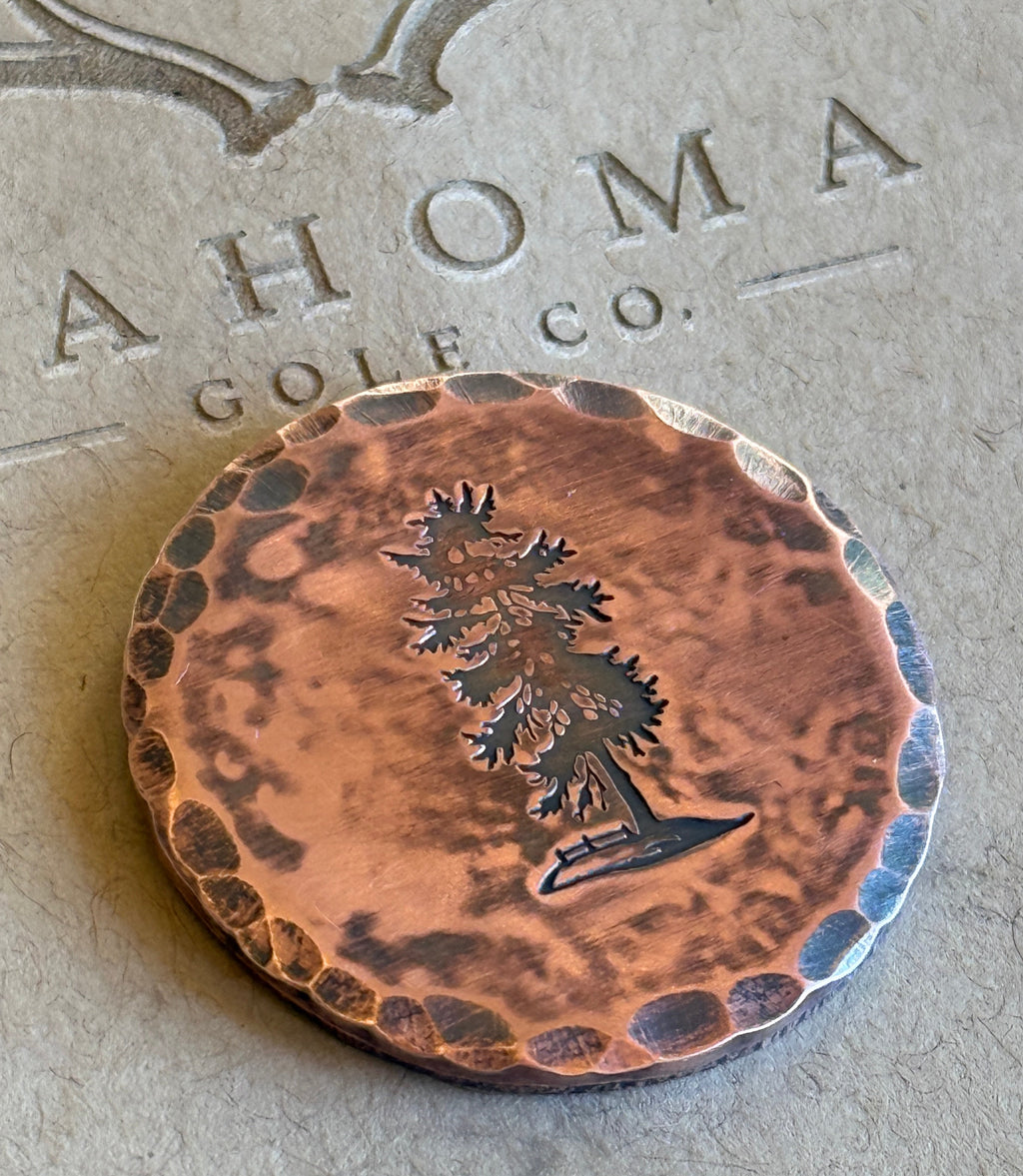 Chambers Bay Lone Fir Copper Ball Marker
