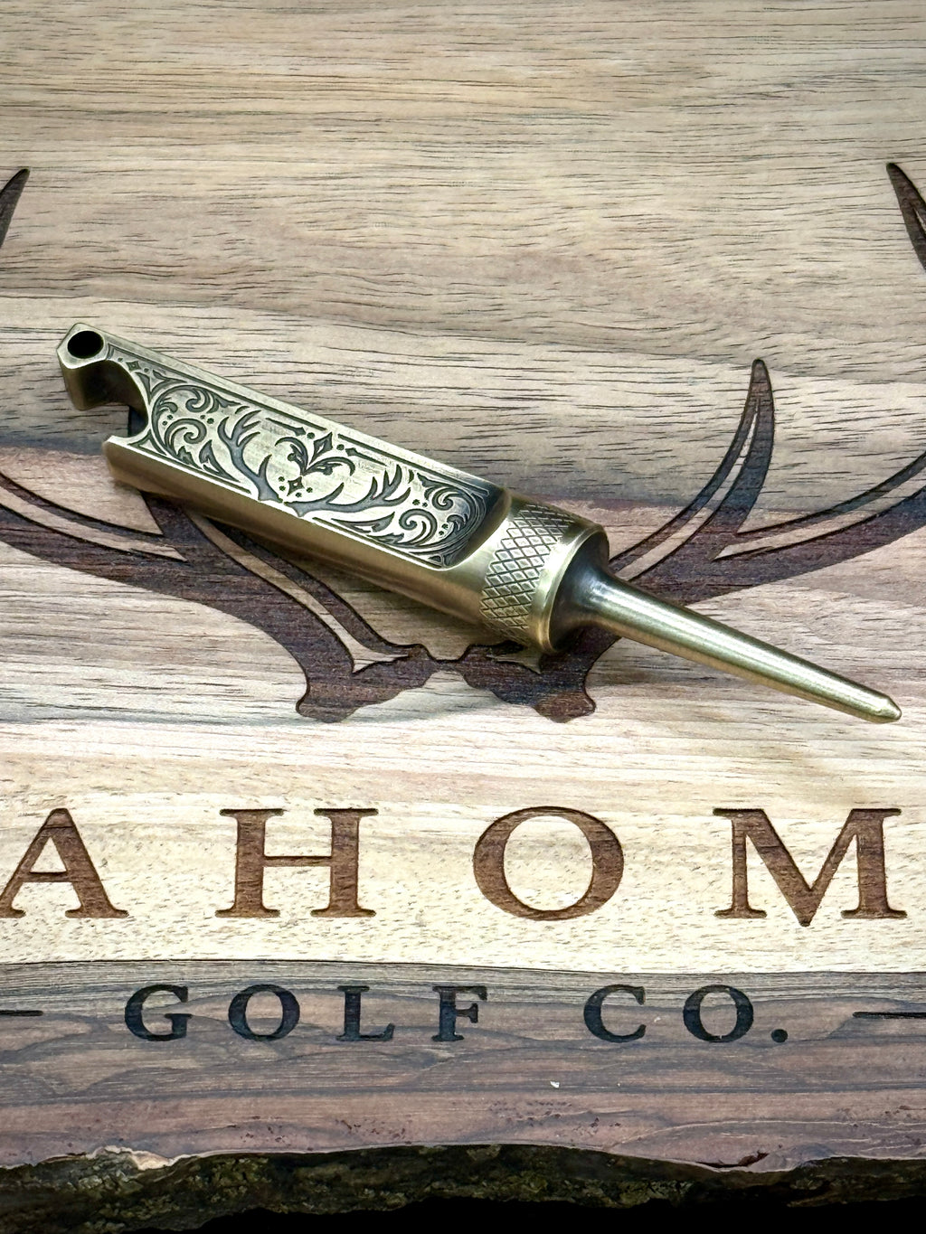 The Fixr - Single Prong Divot Tool & Aerator (Brass)