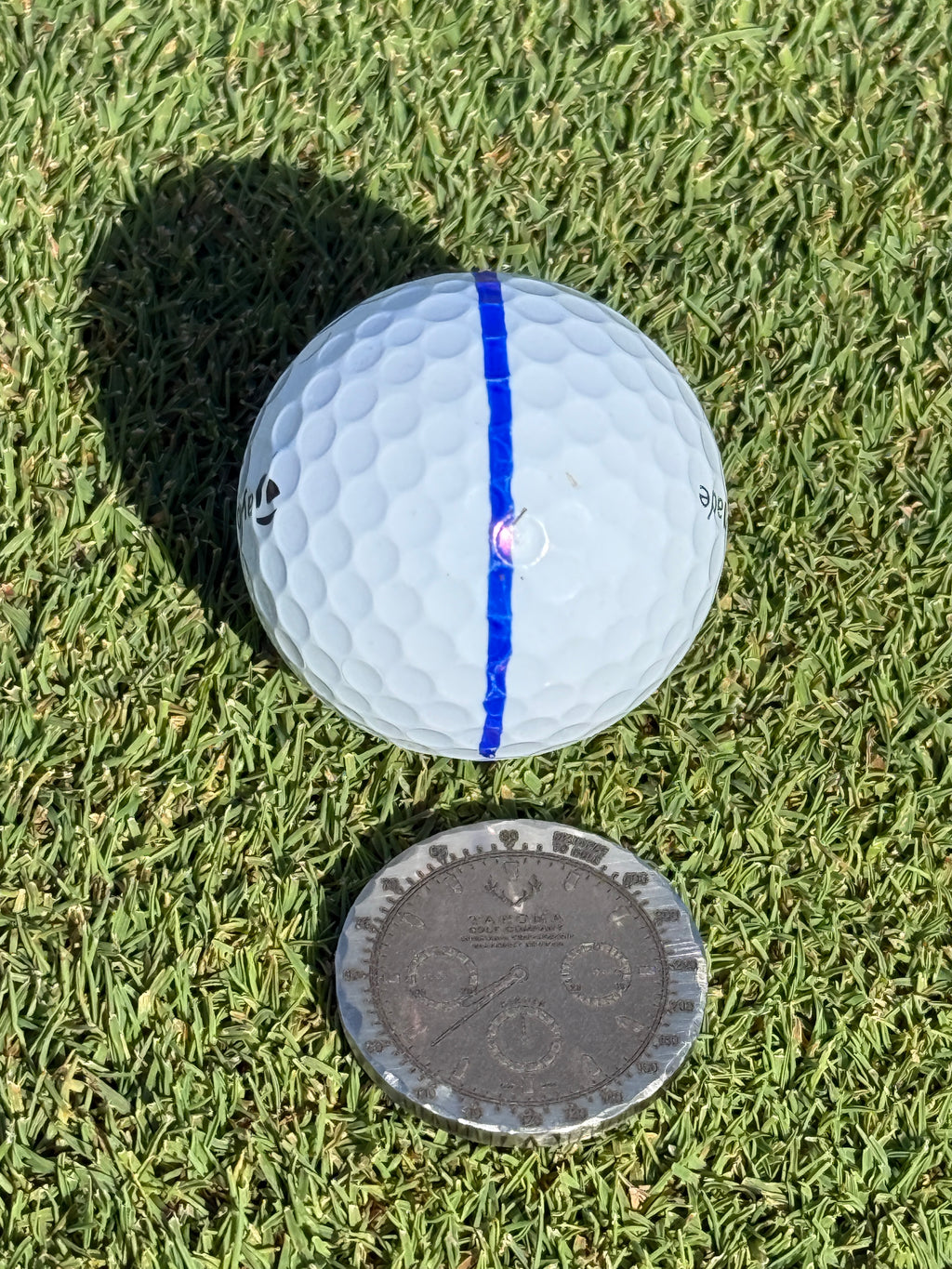 Tahoma Panda Watch Face Ball Marker