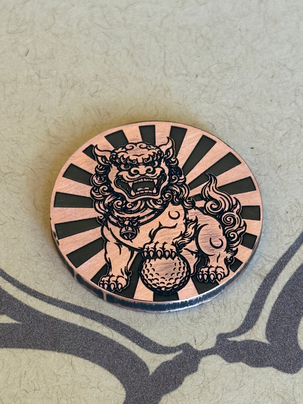 Japanese Lion Dog - Founders Club Ball Marker - Limited Release